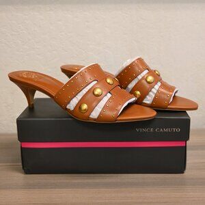 Vince Camuto Kyler Leather Studded Sandal